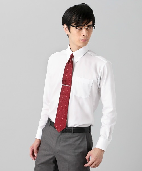 セール 形態安定ノーアイロン タブカラー 長袖ビジネスワイシャツ シャツ ブラウス Brick House By Tokyo Shirt ブリックハウス のファッション通販 Zozotown