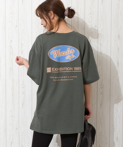 SpRay(スプレイ)の「BACKサークルスウェット(スウェット・レディース・ブルー/グリーン/アイボリー/スミクロ・FREE)」の4枚目の写真