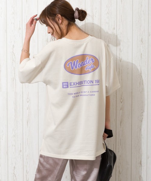 SpRay(スプレイ)の「BACKサークルスウェット(スウェット・レディース・ブルー/グリーン/アイボリー/スミクロ・FREE)」の7枚目の写真