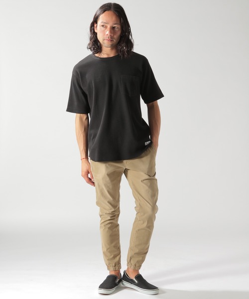 BAYFLOW(ベイフロー)の「ストレッチオックスリブパンツ(その他パンツ・メンズ・ネイビー/ベージュ/サックスブルー・SMALL/MEDIUM/LARGE)」の4枚目の写真