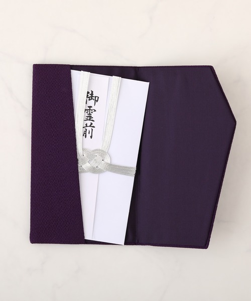 CARETTE(カレット)の「袱紗 ふくさ 金封入れ(その他小物・レディース・パープル・ONE SIZE)」の2枚目の写真