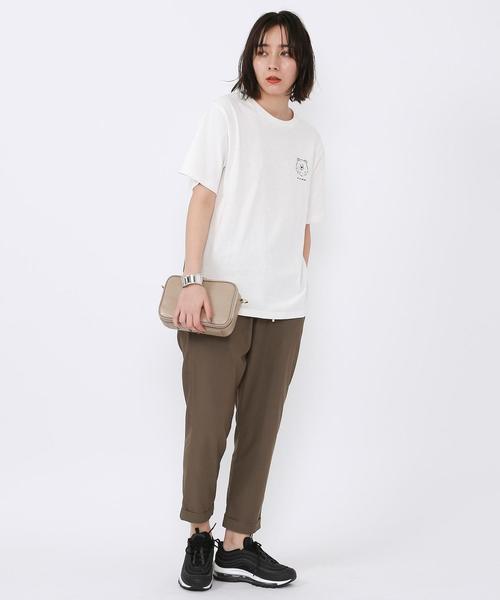 coen(コーエン)の「コーエンベアプリントTEE#(Tシャツ/カットソー・レディース・ベージュ/ホワイト・FREE)」の8枚目の写真