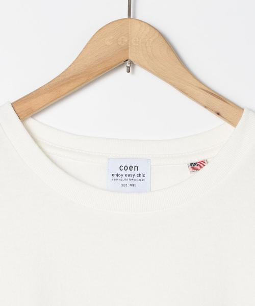 coen(コーエン)の「コーエンベアプリントTEE#(Tシャツ/カットソー・レディース・ベージュ/ホワイト・FREE)」の12枚目の写真