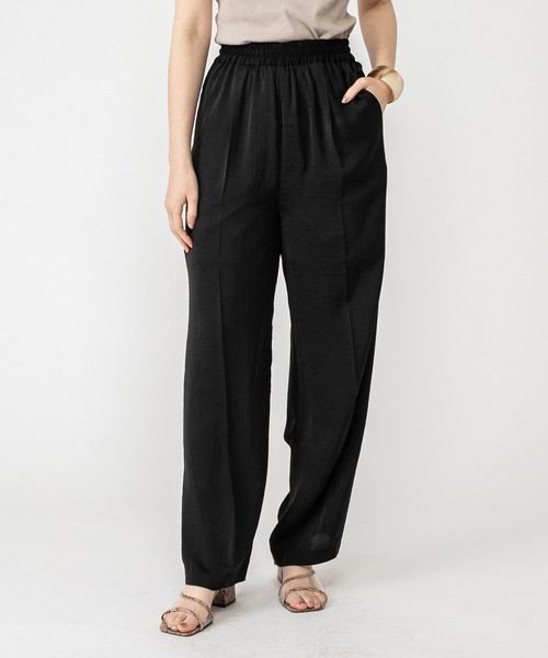 mystic（ミスティック）の「イージーサテンパンツ（その他パンツ・レディース・オフホワイト/ブルー/オレンジ/ブラック・FREE）」の2枚目の写真