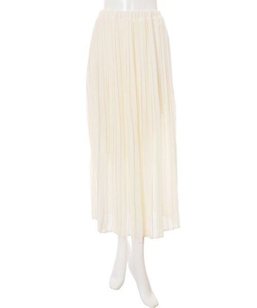 fifth（フィフス）の「シフォンプリーツロングカラースカート（スカート・レディース・テラコッタ/アイボリー・MEDIUM）」の10枚目の写真