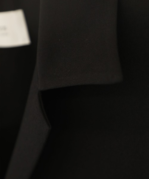 STUDIOUS（ステュディオス）の「【STUDIOUS】ジョーゼット オープンカラーシャツ（シャツ/ブラウス・メンズ・ライトグレー/ブラック/ベージュ/ブルー/レンガ・1/2/3）」の11枚目の写真