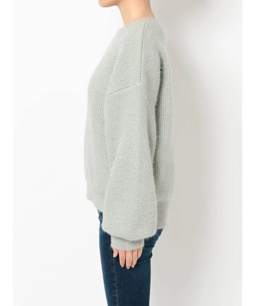 dazzlin(ダズリン)の「クルーシンプルラメニットトップス(ニット/セーター・レディース・オフホワイト/グレー/その他1/ブラウン・FREE)」の14枚目の写真