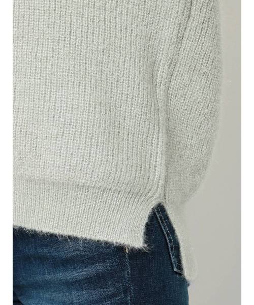 dazzlin(ダズリン)の「クルーシンプルラメニットトップス(ニット/セーター・レディース・オフホワイト/グレー/その他1/ブラウン・FREE)」の20枚目の写真