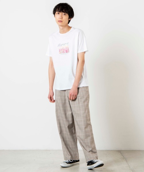 WEGO(ウィゴー)の「WEGO/シティーフォトTシャツ(Tシャツ/カットソー・メンズ・ホワイト/ブラック・SMALL/MEDIUM/LARGE)」の5枚目の写真