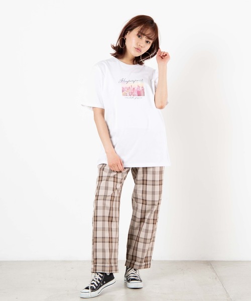 WEGO(ウィゴー)の「WEGO/シティーフォトTシャツ(Tシャツ/カットソー・メンズ・ホワイト/ブラック・SMALL/MEDIUM/LARGE)」の10枚目の写真