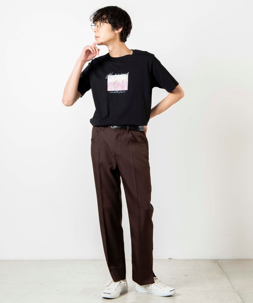 WEGO(ウィゴー)の「WEGO/シティーフォトTシャツ(Tシャツ/カットソー・メンズ・ホワイト/ブラック・SMALL/MEDIUM/LARGE)」の13枚目の写真