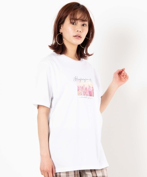 WEGO(ウィゴー)の「WEGO/シティーフォトTシャツ(Tシャツ/カットソー・メンズ・ホワイト/ブラック・SMALL/MEDIUM/LARGE)」の21枚目の写真