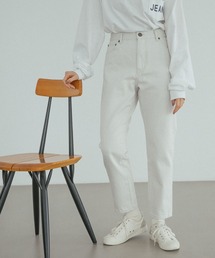 [niko and ...JEANS 2021SS]テーパードデニムパンツ