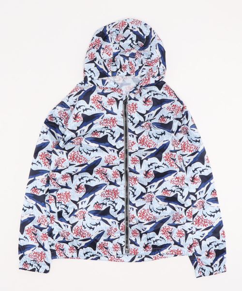 PETIT BATEAU（プチバトー）の「プリントウィンドブレーカー_BL