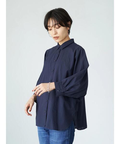 AMERICAN HOLIC(アメリカンホリック)の「ドルマンバックギャザーソフトシャツ 〇*(シャツ/ブラウス・レディース・ネイビー/キャメル/チェック・FREE)」の17枚目の写真
