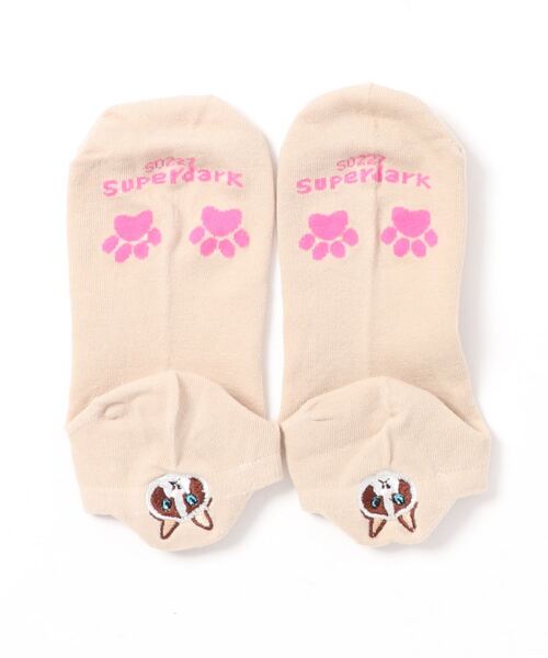 aimoha（アイモハ）の「かわいい ねこ 動物 靴下（ソックス/靴下・レディース・ベージュ/ブラック/グリーン/オレンジ/ホワイト/イエロー/カーキ・FREE）」の11枚目の写真