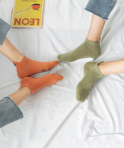 aimoha（アイモハ）の「かわいい ねこ 動物 靴下（ソックス/靴下・レディース・ベージュ/ブラック/グリーン/オレンジ/ホワイト/イエロー/カーキ・FREE）」の17枚目の写真