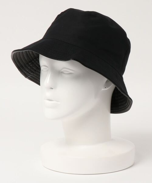 KOBE LETTUCE（コウベレタス）の「リバーシブルフェイクレザーバゲットハット（ハット・レディース・ブラック/ブラウン・FREE）」の3枚目の写真