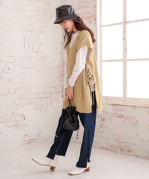 KOBE LETTUCE（コウベレタス）の「リバーシブルフェイクレザーバゲットハット（ハット・レディース・ブラック/ブラウン・FREE）」の8枚目の写真