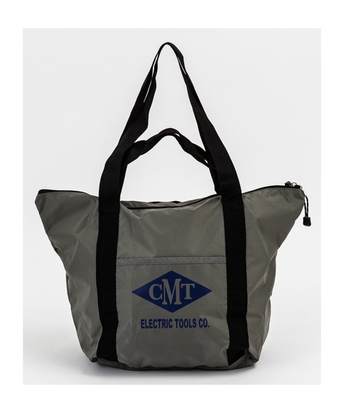 CULTURE MART(カルチャーマート)の「FOLDING TOTE BAG 折り畳み 2Wayトートバッグ(トートバッグ・レディース・オレンジ/レッド/オリーブ/シルバー/ブラック/ネイビー・FREE)」の6枚目の写真