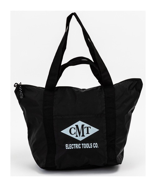 CULTURE MART(カルチャーマート)の「FOLDING TOTE BAG 折り畳み 2Wayトートバッグ(トートバッグ・レディース・オレンジ/レッド/オリーブ/シルバー/ブラック/ネイビー・FREE)」の3枚目の写真
