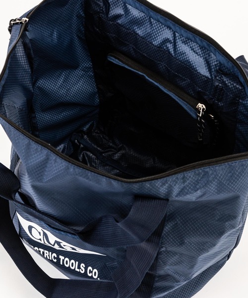 CULTURE MART(カルチャーマート)の「FOLDING TOTE BAG 折り畳み 2Wayトートバッグ(トートバッグ・レディース・オレンジ/レッド/オリーブ/シルバー/ブラック/ネイビー・FREE)」の12枚目の写真