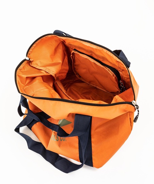 CULTURE MART(カルチャーマート)の「FOLDING TOTE BAG 折り畳み 2Wayトートバッグ(トートバッグ・レディース・オレンジ/レッド/オリーブ/シルバー/ブラック/ネイビー・FREE)」の8枚目の写真