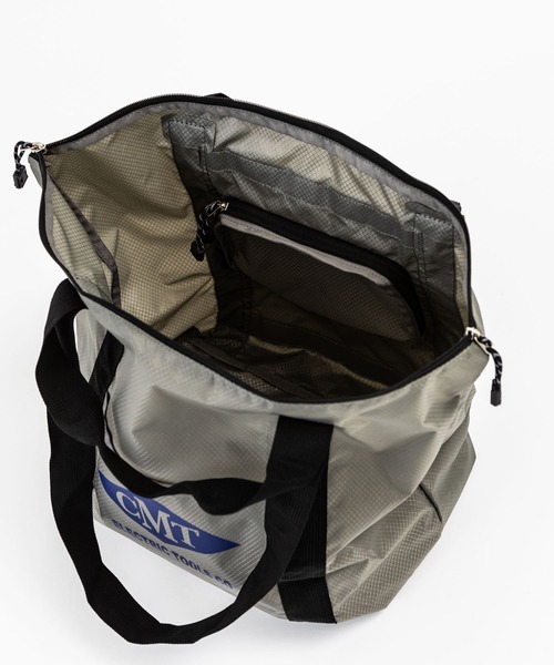 CULTURE MART(カルチャーマート)の「FOLDING TOTE BAG 折り畳み 2Wayトートバッグ(トートバッグ・レディース・オレンジ/レッド/オリーブ/シルバー/ブラック/ネイビー・FREE)」の18枚目の写真