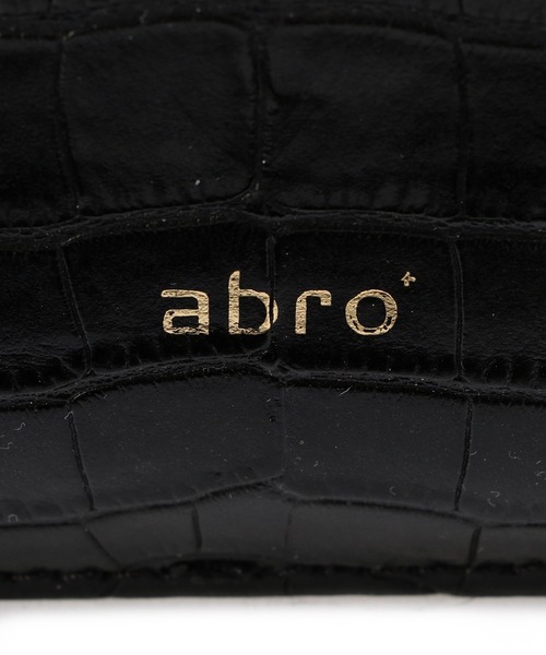 ABRO（アブロ）の「ABRO / クロコエンボスレザーショルダーバッグ 