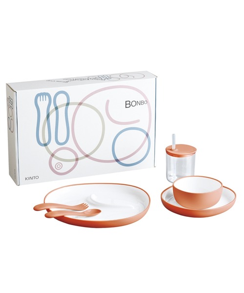 KINTO（キントー）の「KINTO BONBO 6pcsセット キントー 食器セット 出産祝い（ベビーギフト・キッズ・イエロー/オレンジ/ブルーグレー・FREE）」の4枚目の写真