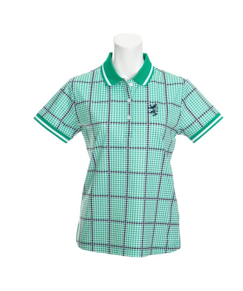 Admiral Golf（アドミラル　ゴルフ）の「[アドミラル ゴルフ] レディース ガンクラブチェック プリント ポロシャツ　 （ポロシャツ・レディース・グリーン/レッド/オレンジ/ネイビー/ブラック・M/L/LL/S）」の18枚目の写真