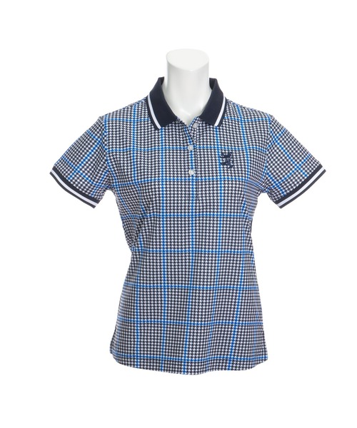Admiral Golf（アドミラル　ゴルフ）の「[アドミラル ゴルフ] レディース ガンクラブチェック プリント ポロシャツ　 （ポロシャツ・レディース・グリーン/レッド/オレンジ/ネイビー/ブラック・M/L/LL/S）」の19枚目の写真