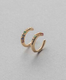 ete レインボー　ピアス ete（エテ）の「○K10YG レインボー イヤリング（イヤリング