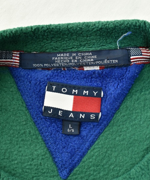 tommy jeans（トミー ジーンズ）の「【ヴィンテージ古着】TOMMY JEANS/トミージーンズ フリース プルオーバー（その他トップス・メンズ・グリーン・LARGE）」の7枚目の写真