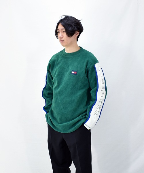 tommy jeans（トミー ジーンズ）の「【ヴィンテージ古着】TOMMY JEANS/トミージーンズ フリース プルオーバー（その他トップス・メンズ・グリーン・LARGE）」の5枚目の写真