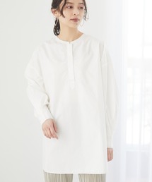 Green　Parks | 配色ステッチチュニック＊(Tシャツ/カットソー)