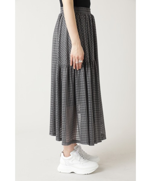 OKIRAKU(オキラク)の「(OKIRAKU×ROSE BUD)チェックアシメトリースカート(スカート・レディース・グレー/ブルー・ONE SIZE)」の7枚目の写真