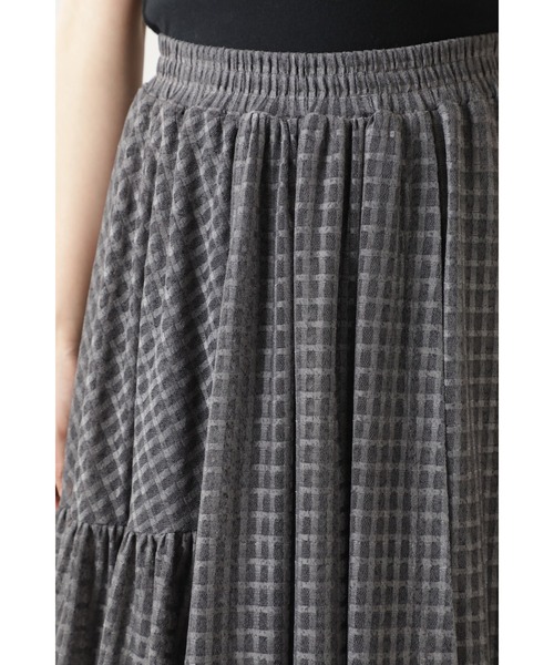 OKIRAKU(オキラク)の「(OKIRAKU×ROSE BUD)チェックアシメトリースカート(スカート・レディース・グレー/ブルー・ONE SIZE)」の9枚目の写真