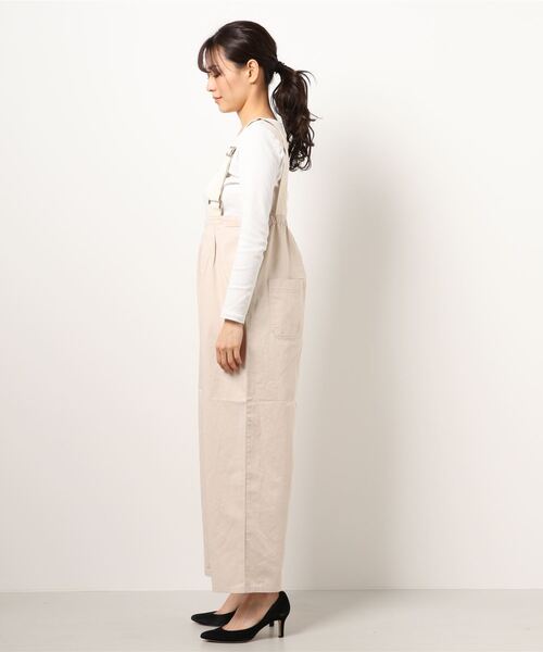 ehka sopo（エヘカソポ）の「サス付パンツ（その他パンツ・レディース・キナリ/ベージュ/カーキ・ﾌﾘ-）」の5枚目の写真