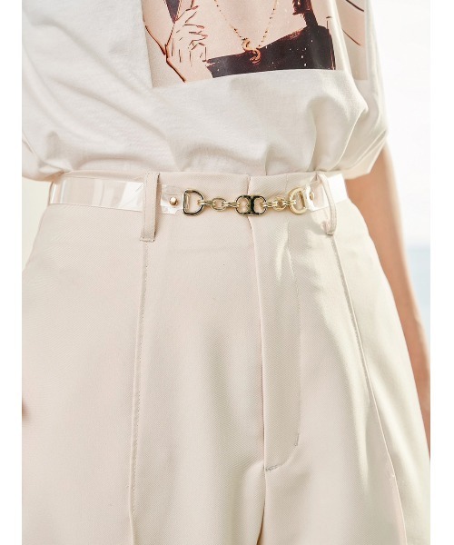 Darich（ダーリッチ）の「カラーストレートパンツ（その他パンツ・レディース・アイボリー/ミント/パープル・S/M）」の13枚目の写真