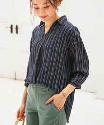 エアリーツイルスキッパーシャツチュニック