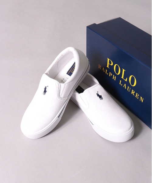 POLO RALPH LAUREN（ポロ ラルフ ローレン）の「【POLO Ralph Lauren】ワンポイント 刺繍 キャンバス スニーカー(CARVER TWIN GORE LITE)(RF102771/RF102772/RF102773)(EL)（スニーカー・レディース・ブラック×ホワイト/ホワイト×ネイビー/ネイビー×ホワイト・4h/4/5）」の14枚目の写真