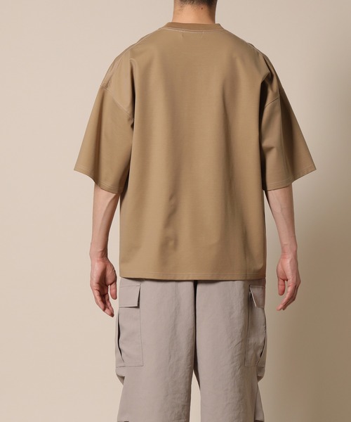 ADAM ET ROPE'（アダムエロペ）の「ドロップショルダー ビッグシルエットT（Tシャツ/カットソー・メンズ・ホワイト/ブラック/ベージュ・M/L）」の16枚目の写真