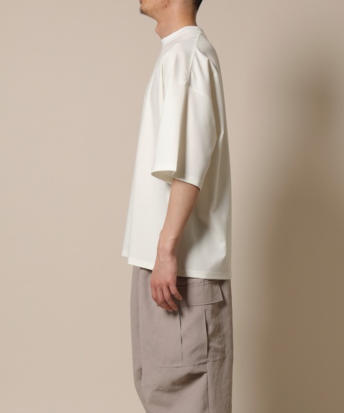 ADAM ET ROPE'（アダムエロペ）の「ドロップショルダー ビッグシルエットT（Tシャツ/カットソー・メンズ・ホワイト/ブラック/ベージュ・M/L）」の22枚目の写真