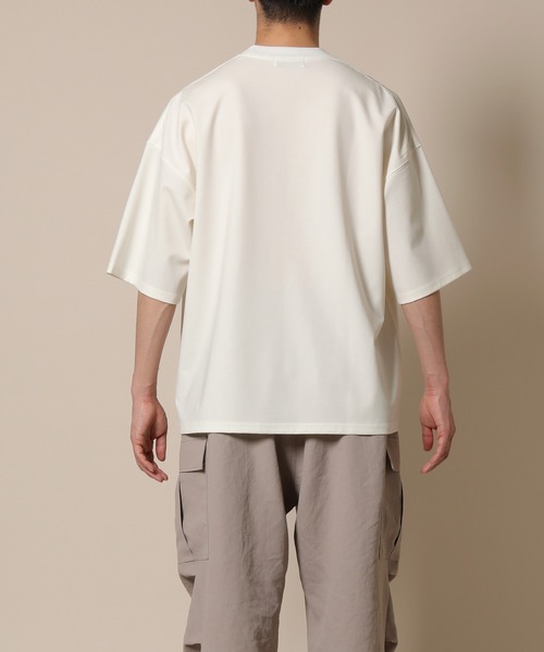 ADAM ET ROPE'（アダムエロペ）の「ドロップショルダー ビッグシルエットT（Tシャツ/カットソー・メンズ・ホワイト/ブラック/ベージュ・M/L）」の19枚目の写真