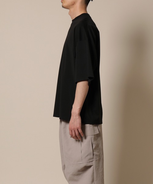 ADAM ET ROPE'（アダムエロペ）の「ドロップショルダー ビッグシルエットT（Tシャツ/カットソー・メンズ・ホワイト/ブラック/ベージュ・M/L）」の10枚目の写真