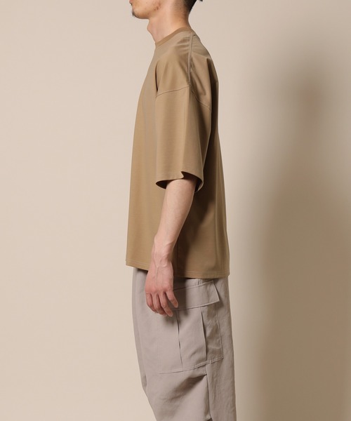 ADAM ET ROPE'（アダムエロペ）の「ドロップショルダー ビッグシルエットT（Tシャツ/カットソー・メンズ・ホワイト/ブラック/ベージュ・M/L）」の14枚目の写真