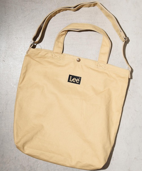 Lee（リー）の「LEE / ワンポイントロゴ刺繍 2WAY トートバッグ（トートバッグ・レディース・ホワイト/ブラック/ベージュ/ブラウン/グレー/カーキ・FREE）」の5枚目の写真