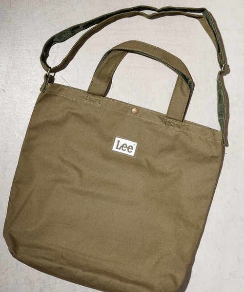 Lee（リー）の「LEE / ワンポイントロゴ刺繍 2WAY トートバッグ（トートバッグ・レディース・ホワイト/ブラック/ベージュ/ブラウン/グレー/カーキ・FREE）」の6枚目の写真