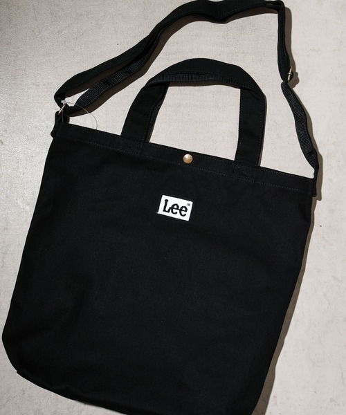 Lee（リー）の「LEE / ワンポイントロゴ刺繍 2WAY トートバッグ（トートバッグ・レディース・ホワイト/ブラック/ベージュ/ブラウン/グレー/カーキ・FREE）」の3枚目の写真